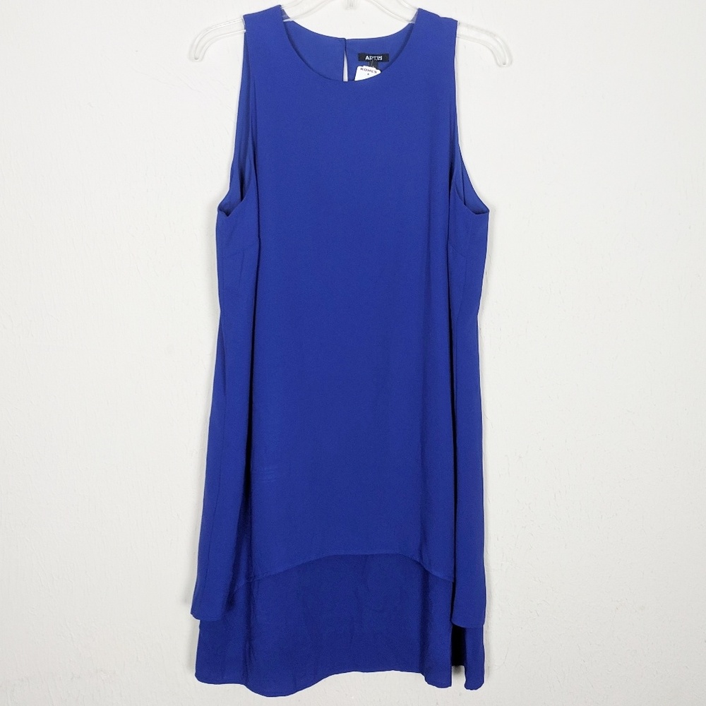 NWT Tiered Sleeveless Shift Tank Dress L